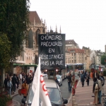 Manifestation contre le chmage et la prcarit le 8 octobre 2003 photo n31 